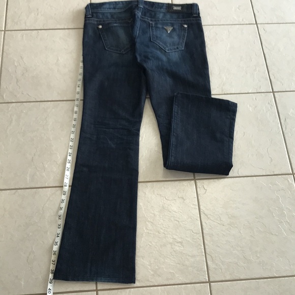 Guess premium daredevil bootcut. Deep indigo wash. Very dressy. - Picture 13 of 16